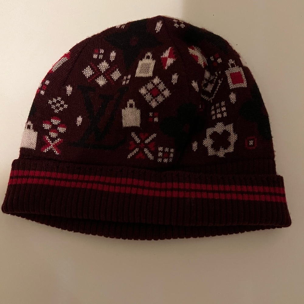 Louis Vuitton monogram wool Beanie